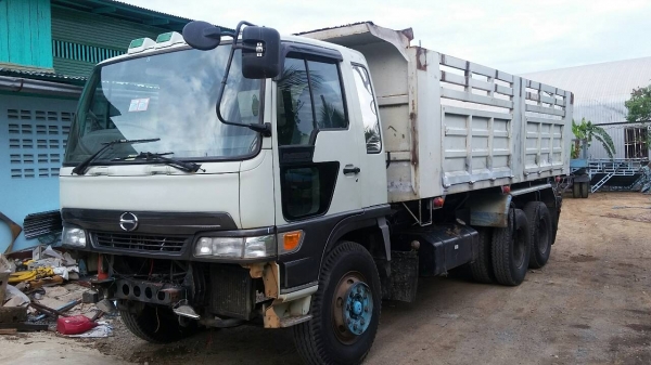 ขายรถบรรทุก 10 ล้อดั๊พม์ ยี่ห้อ HINO 3M เครื่อง M10U = 240 สิงห์ไฮเท็ค