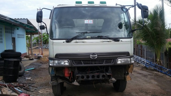 ขายรถบรรทุก 10 ล้อดั๊พม์ ยี่ห้อ HINO 3M เครื่อง M10U = 240 สิงห์ไฮเท็ค