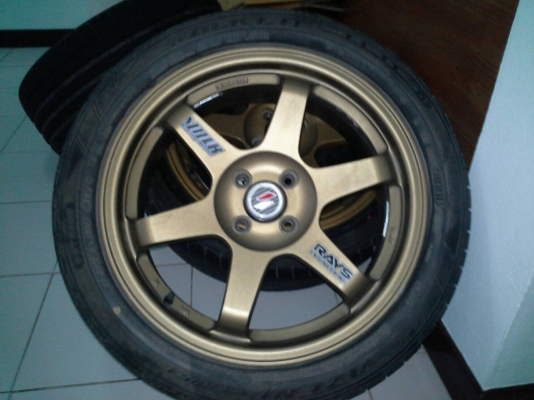 แม็ก TE37 พร้อมยาง