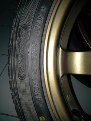 แม็ก TE37 พร้อมยาง