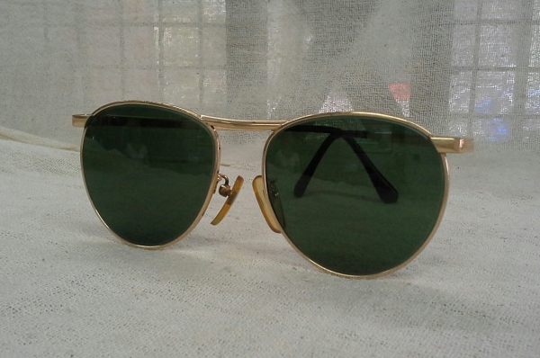 แว่นตาวินเทจโกลด์ฟิลด์ 'หยดน้ำ จอห์น เลนนอน' ที่งดงามที่สุด!  เก่าเก็บ!   Vintage Gold Filled 14 K