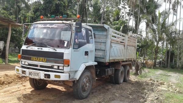 10ล้อดั้ม195แรงปี38..ISUZU FVZ32MZP R -3002130 รถห้างแท้ เครื่อง6HE1..เล่มพร้อม