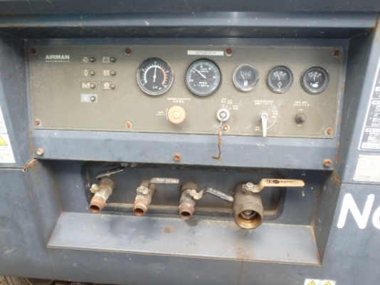 AIRMAN PDSF530F ปี 2004 มาพร้อมเทรลเลอร์ ทำลมได้ 10 - 12 บาร์ นำเข้าจากญี่ปุ่น ราคาไม่แพงครับ