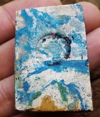 พระสมเด็จไกเซอร์ พิมพ์ใหญ่สายรุ้ง อุดมมวลสาร หน้าหลังสวยงาม