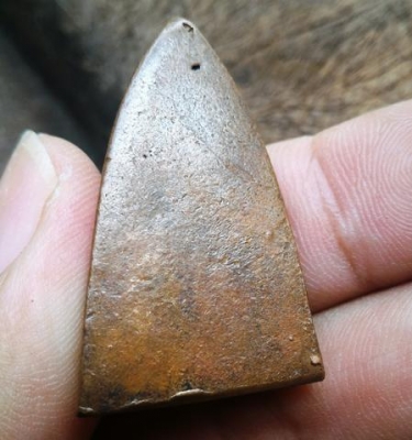 หลวงปู่ทวดT02 หน้าแก่ เนื้อโลหะพิมพ์เตารีด วัดช้างไห้ พระบ้านพระหิ้ง