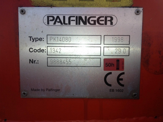 เครนพับ Palfinger รุ่น PK14080 B