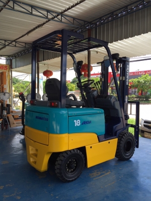 ขายด่วนรถยกไฟฟ้านั่งขับ KOMATSU FB18EX-8 เสายกสูง 3 เมตร