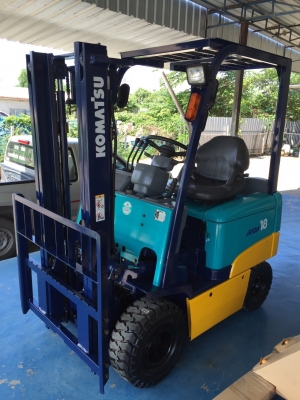 ขายด่วนรถยกไฟฟ้านั่งขับ KOMATSU FB18EX-8 เสายกสูง 3 เมตร