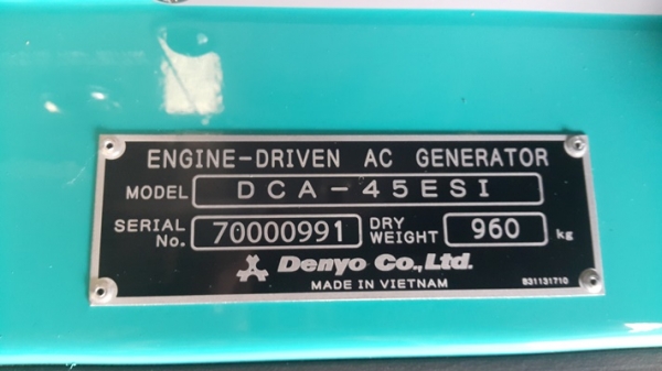 ** เครื่องปั่นไฟ มือ 1 ถูกที่สุด ** Denyo DCA-45ESI สอบถามได้เลยครับ 062-709-1748  ธีรเทพ (แบงค์) Line : BANKNDTT