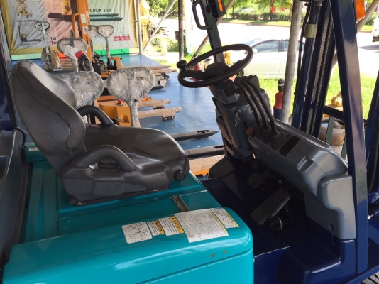 ขายด่วนรถยกไฟฟ้านั่งขับ KOMATSU FB18EX-8 เสายกสูง 3 เมตร