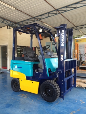 ขายด่วนรถยกไฟฟ้านั่งขับ KOMATSU FB18EX-8 เสายกสูง 3 เมตร