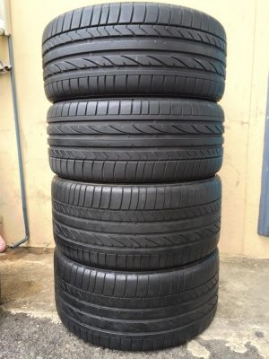 ขายยาง BRIDGESTONE POTENZA RE050A 245-40-18,265-35-18 ปี13 ดอกเต็ม หนึบๆ ไม่มีปะ ชุดละ 6,900 บาท