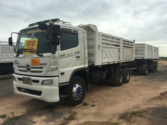 ขาย Hino 344 แม่/ลูก ปี54 เบบกแห้ง ยางเต็ม22เส้น