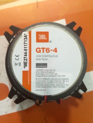 ขายลำโพง JBL GT6-4 HAUT-PARLEUR 4" by HARMAN