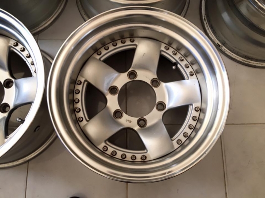 ล้อ Bradley IX 2 ชิ้นแท้ ขอบ 15x8 ลบ25 6รูกระบะ ลึกๆ สวยๆ ประมูลญี่ปุ่น ล้อ Bradley IX 2 ชิ้นแท้ ขอบ 15x8 ลบ25 6รูกระบะ ลึกๆ สวยๆ ประมูลญี่ปุ่น