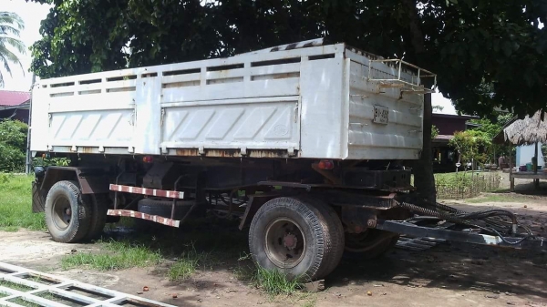 ขายลูกพ่วงดัมพ์สามมิตร 2 เพลา ปี 42 รถพร้อมใช้งาน ทะเบียนพร้อม