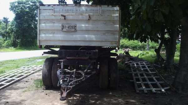 ขายลูกพ่วงดัมพ์สามมิตร 2 เพลา ปี 42 รถพร้อมใช้งาน ทะเบียนพร้อม