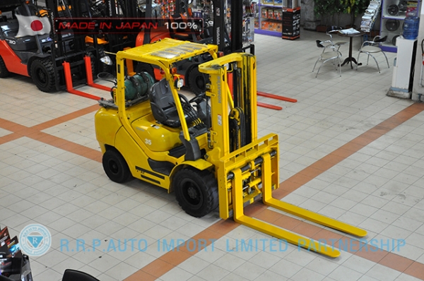 ขายรถโฟล์คลิฟท์มือสอง KOMATSU รุ่น FG35AT-16-753205 ราคา 385,000 บาท นำเข้าจากญี่ปุ่น ไม่เคยใช้งา่นในไทย