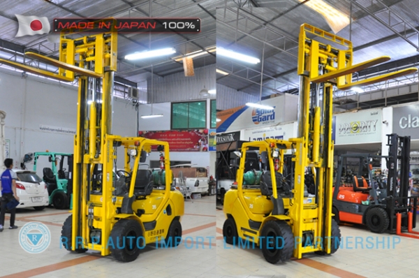 ขายรถโฟล์คลิฟท์มือสอง KOMATSU รุ่น FG35AT-16-753205 ราคา 385,000 บาท นำเข้าจากญี่ปุ่น ไม่เคยใช้งา่นในไทย