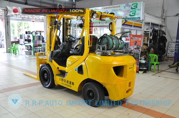 ขายรถโฟล์คลิฟท์มือสอง KOMATSU รุ่น FG35AT-16-753205 ราคา 385,000 บาท นำเข้าจากญี่ปุ่น ไม่เคยใช้งา่นในไทย