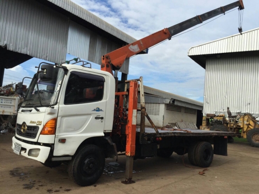 Hino mega 144แรง ห้างแท้ปี 47 เครนtadano 3.5ตัน 3ปอก 4ชัก เล่มพร้อมโอน