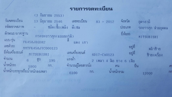 ขาย 6 ล้อดั้ม ยาง 900 FUSO ปี 46 EURO 1 กระบะดั้มยาว 4.80 เมตร เครื่อง 6D17 195 แรงม้า คัสซีสวยตลอดเส้น เบรคทิฟฟี่ พาวเวอร์ แอร์เย็น ทะเบียนพร้อมโอน