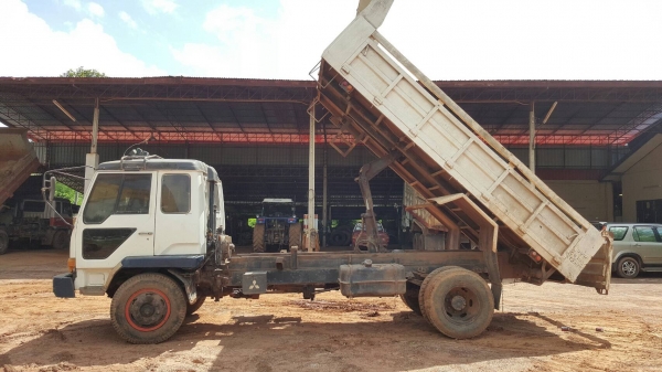 ขาย 6 ล้อดั้ม ยาง 900 FUSO ปี 46 EURO 1 กระบะดั้มยาว 4.80 เมตร เครื่อง 6D17 195 แรงม้า คัสซีสวยตลอดเส้น เบรคทิฟฟี่ พาวเวอร์ แอร์เย็น ทะเบียนพร้อมโอน