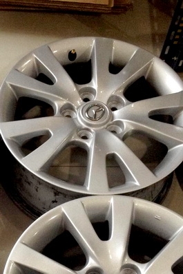 ล้อMAZDA 3 ขอบ 16 นิ้ว 5รู114 ไม่คดไม่ดุ้ง