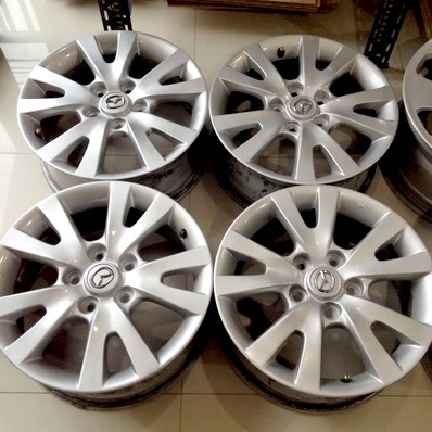 ล้อMAZDA 3 ขอบ 16 นิ้ว 5รู114 ไม่คดไม่ดุ้ง