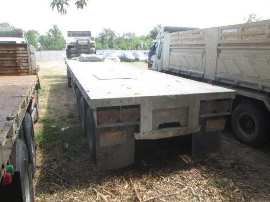 ขายหางพิ้นเรียบ 3 เพลา 12.8 เมตร พร้อมใช้งาน