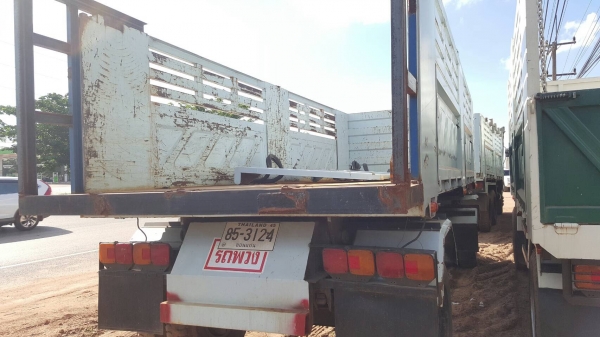 ขาย รถพ่วงดั้มแม่-ลูก HINO FM2KNMD เครื่อง K13D 240 แรงม้า คัสซีสวยตลอดเส้น ทะเบียนครบพร้อมโอน