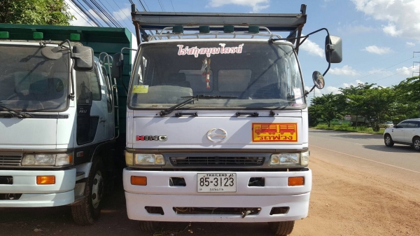 ขาย รถพ่วงดั้มแม่-ลูก HINO FM2KNMD เครื่อง K13D 240 แรงม้า คัสซีสวยตลอดเส้น ทะเบียนครบพร้อมโอน