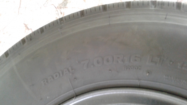 ขายยาง700ขอบ16ถอดป้ายแดงพร้อมกะทะ