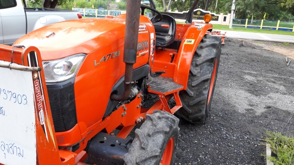 ขายรถไถคูโบต้าL4708ใบมีดผาล6ตราช้างพร้อมใช้ครับ