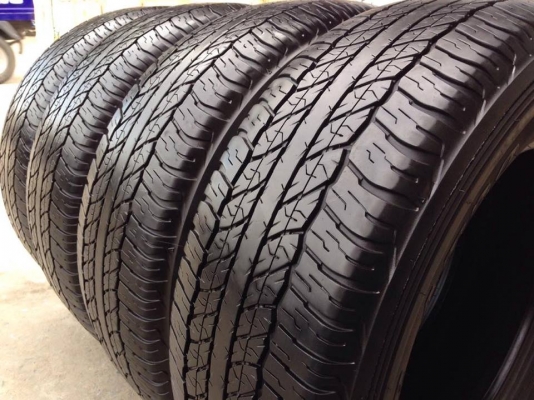 ยาง DUNLOP 265-65-17 ปี 15 ครบชุด 4 เส้น 6500  สภาพสวยๆดอกยางนิ่มๆไม่บวมเอาไปวิ่งกันยาวๆราคาเบาๆค่ะ