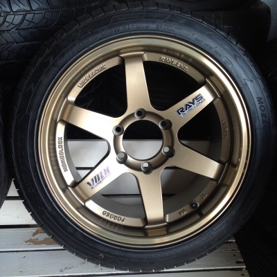 ล้อแม็กใหม่ TE37 ขอบ 18" 6 รู 139 หน้า 9.5 หลัง 10.5 พร้อมยางใหม่ หน้า 245/45/18 หลัง 255/45/18 ล้อแม็กใหม่ TE37 ขอบ 18" 6 รู 139 หน้า 9.5 หลัง 10.5 พร้อมยางใหม่ หน้า 245/45/18 หลัง 255/45/18