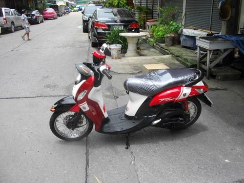 ขาย Fino Fi หัวฉีด สีแดง-ขาว-ดำ สวยเด่น เครื่องเดิมดีเลิศ รถศูนย์รับประกัน5ปี ราคา 22500 บาท