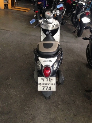 ขาย Yamaha Fino ปี 50 ล้อแม็ก เครื่องดี ชุดสีใช้ได้ เล่มพร้อมชุดโอน