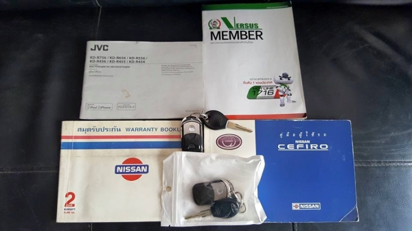 NISSAN CEFIRO 2.0 G AUTO ตัว TOP มี ABS AIR BAG วิ่ง 8X,XXX KM รถบ้านขายเอง