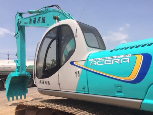 ขายรถแบคโฮ KOBELCO SK200 MARK 5 รถนอกนำเข้าสภาพสวย สภาพสวยพร้อมใช้งาน มีVDOการทำงานครับ