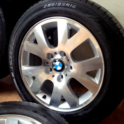 หน้าเงา s3 ยาง Dunlop 205 55 16 ปลายปี 14  ET 47 กว้าง 7 ตจวส่งได้