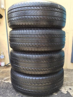 ขายยาง BRIDGESTONE ECOPIA EP850 265-65-17 ปลายปี14 ดอกเต็ม เนื้อนิ่ม ไม่มีปะ ชุดละ 6,900 บาท