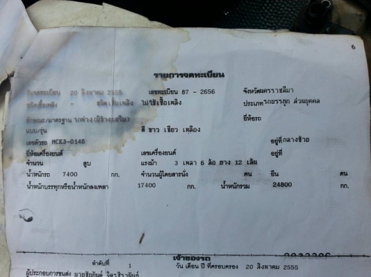 ขายรถพ่วงแม่2คาน เดก้า270 ดั้มเกษตร ปี45 ลูก2คาน ติดก๊าซNGV 9ถัง รถสวยสภาพดี พร้อมใช้งาน เอกสารถูกต้อง เล่มทะเบียนพร้อมโอน ราคา1,340,000 สนใจโทร 090-8588220คุณนะ 093-3258446คุณบิว หรือเข้าดูสินค้าอื่นๆได้ที่ www.narong2truck.com หรือ www.truck.in.th/498 ห