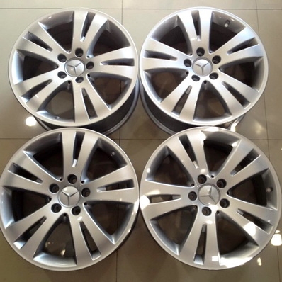 ล้อBENZของแท้ 17นิ้ว 5ก้านคู่ Borbet ET 47 กว้าง 7.5