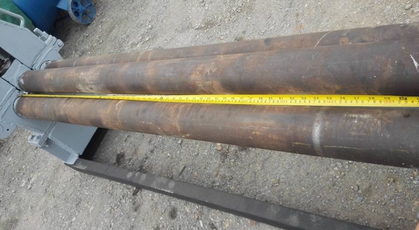 ** SOLD ** แท่นม้วนประกอบใหม่ 5 ฟุต เพลาตัน ม้วนหนา 4 มิล ไฟ 380V เอางานมาเทสก่อนได้ครับ!!