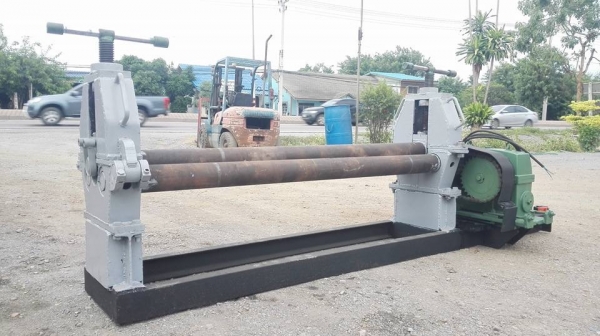 ** SOLD ** แท่นม้วนประกอบใหม่ 5 ฟุต เพลาตัน ม้วนหนา 4 มิล ไฟ 380V เอางานมาเทสก่อนได้ครับ!!