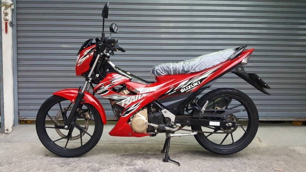 ขออนุญาติขาย Suzuki Raider New 150 สตาร์ทมือและเท้า ฟรีค่าโอน