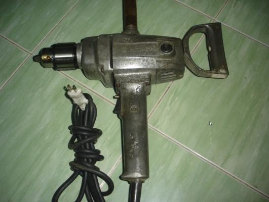 ขายสว่านรอบช้า ยี่ห้อ hitachi รุ่น PU-PM3 หัวสว่านจับดอกได้ 16 mm