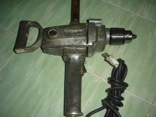 ขายสว่านรอบช้า ยี่ห้อ hitachi รุ่น PU-PM3 หัวสว่านจับดอกได้ 16 mm