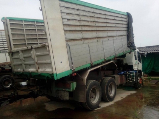 ขายรถสิบล้อ ISUZU DECA 320 ปี49 ดั้มเกษตรเนียม พ่วงแม่ลูก